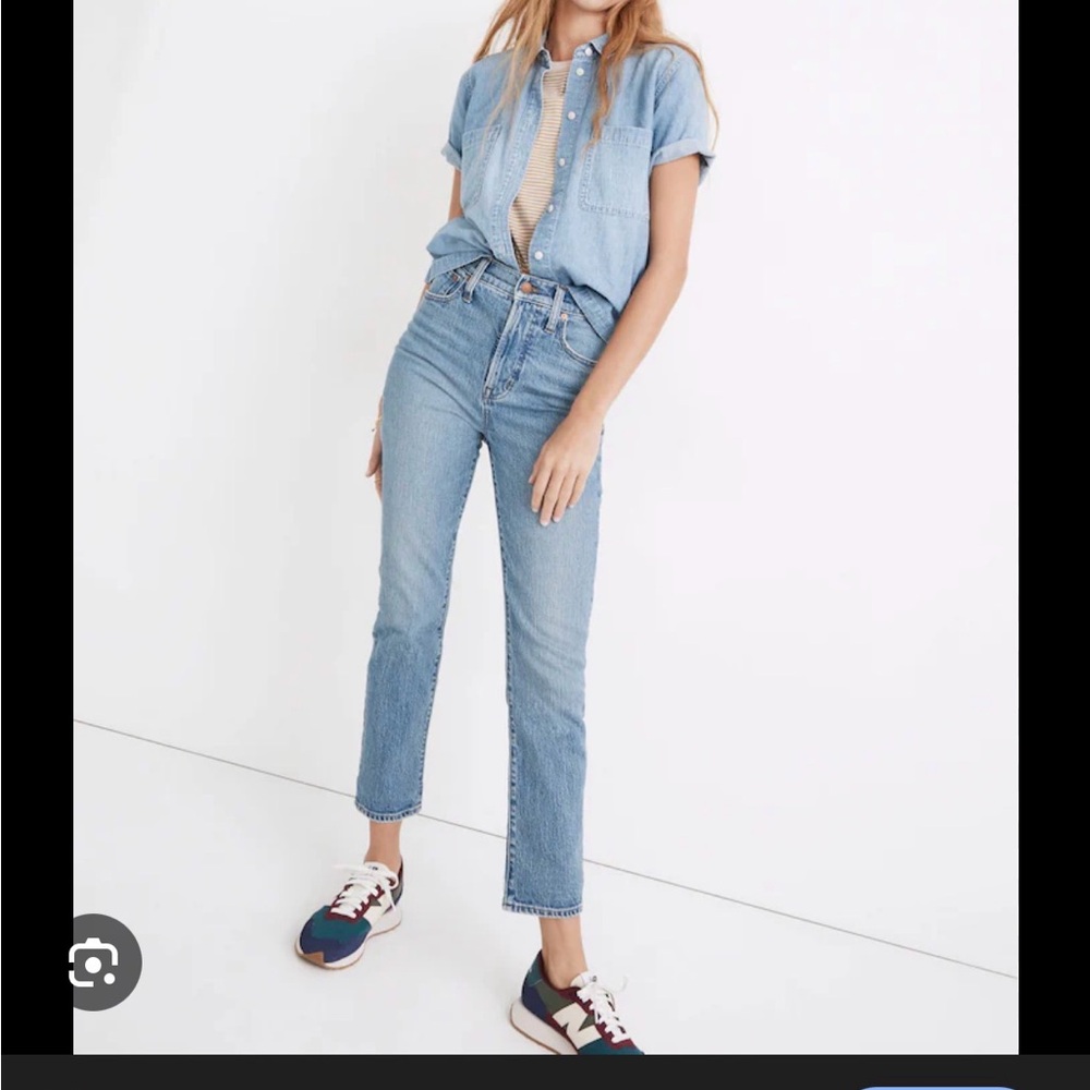 Madewell Perfect Vintage Jeans in Banner Wash Size 28